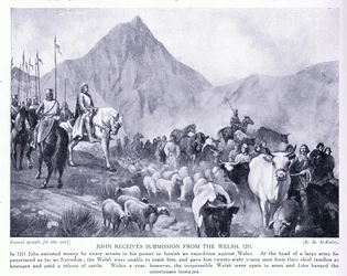 John Receives Submission from the Welsh AD1211, 1920